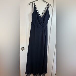 Elegant Navy Blue Formal Dress